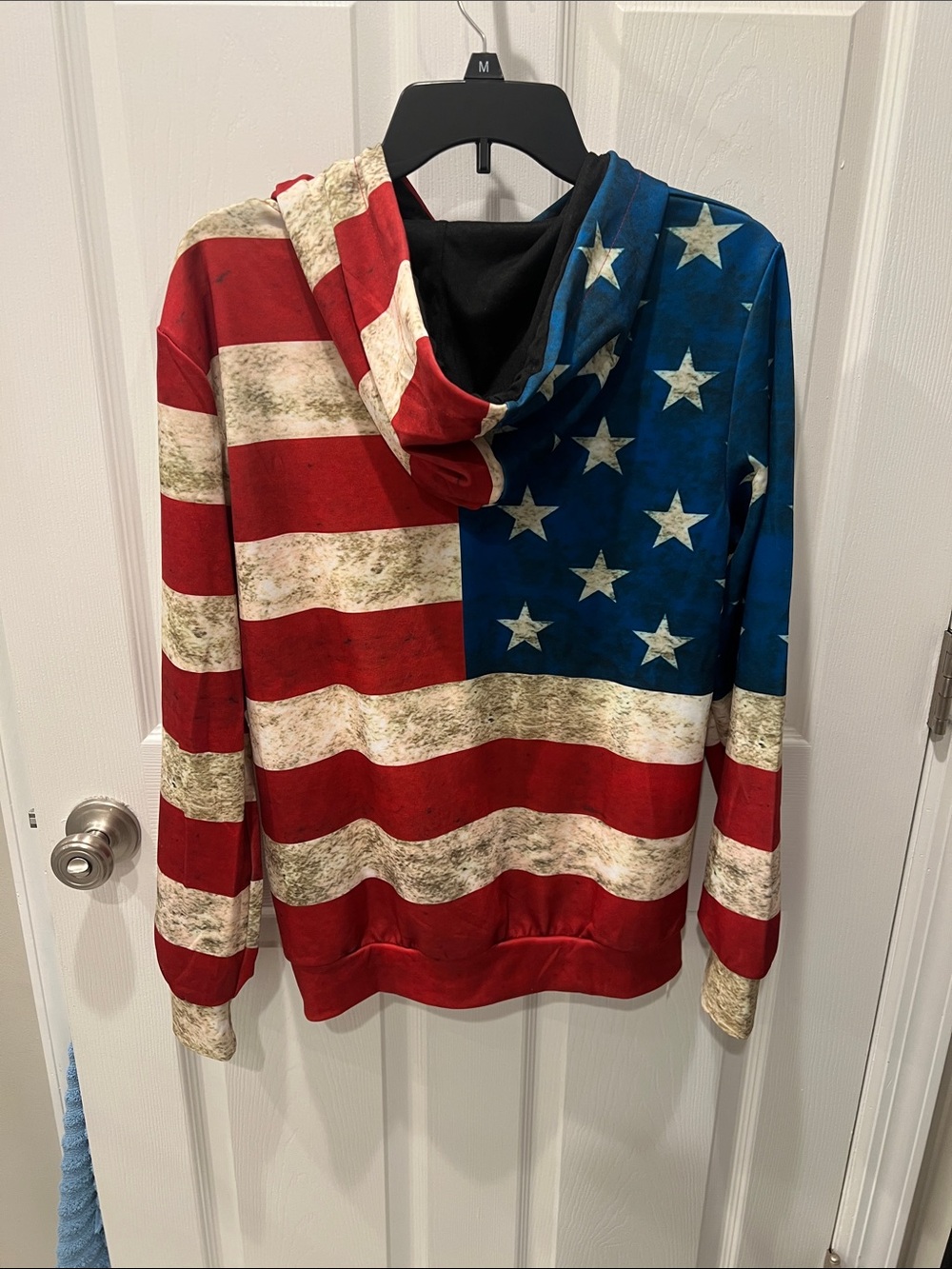 American Flag Hoodie - Red, White & Blue - Picture 3 of 3
